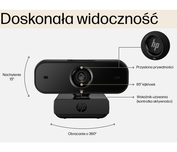 HP Kamera internetowa 430 - 1505030 - zdjęcie 7